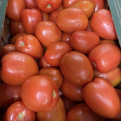 Roma Tomatoes Half box